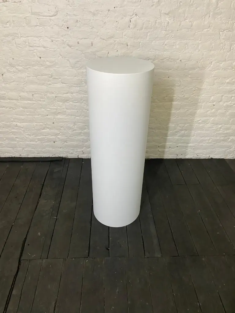 Sokkel in voorraad - H110 diameter 40 cm - Wit