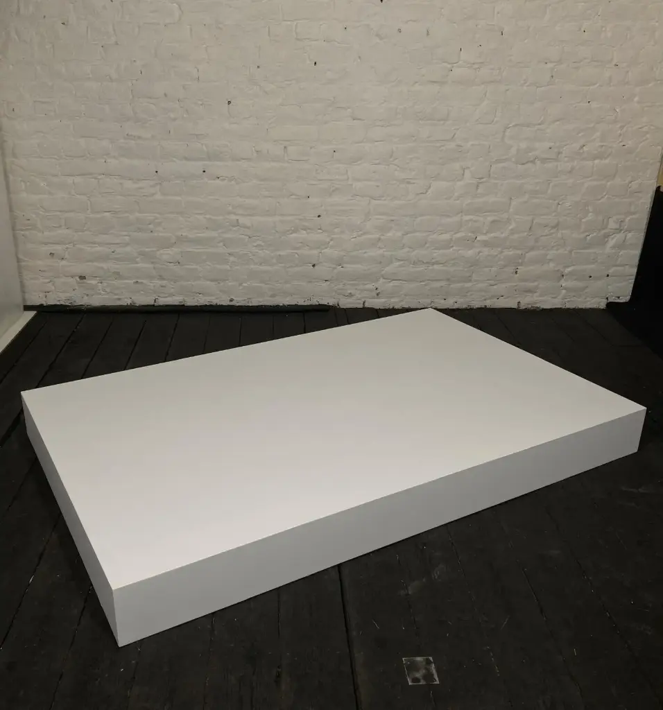 Plinth - H15/160/100 cm - White