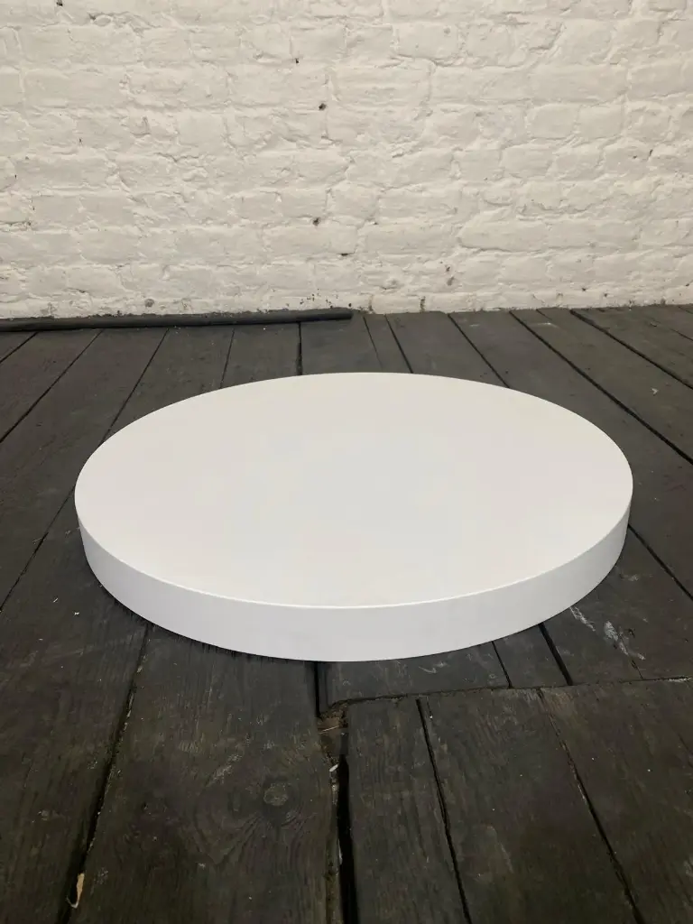 Sokkel - H5 diameter 60 cm - Wit