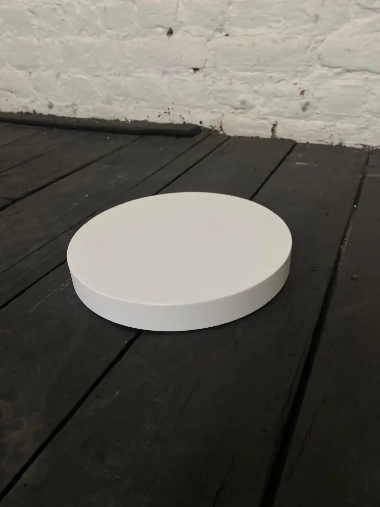 Plinth - H3 diameter 24 cm - White