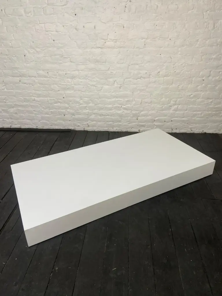Socle de stock - H15/160/80 cm - Blanc