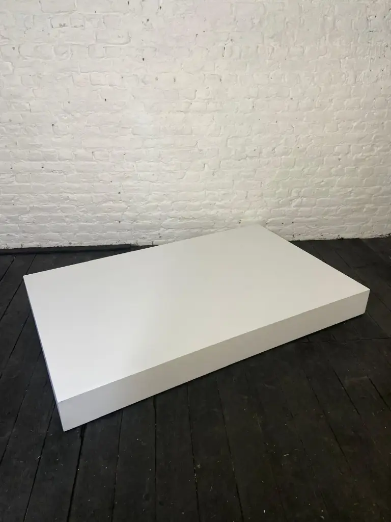 Socle en stock - H17/170/107 cm - Blanc