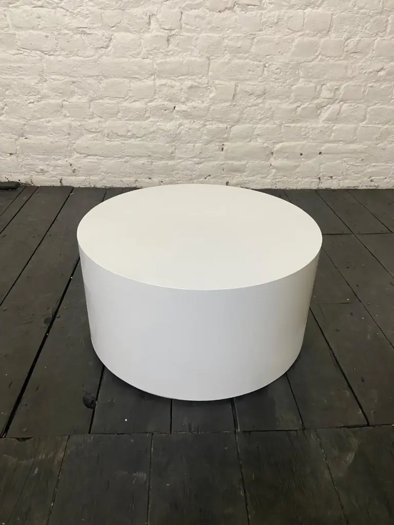 Plinth in stock - H35 diameter 60 cm - White