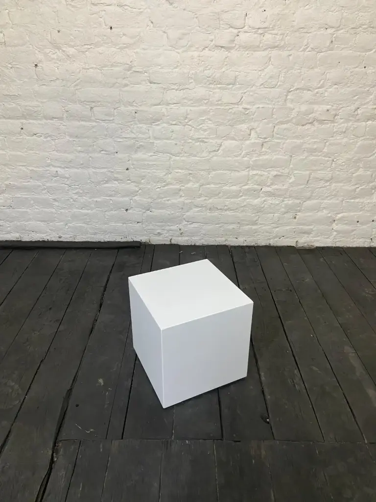 Standaard sokkel - H30/30/30 cm - Wit