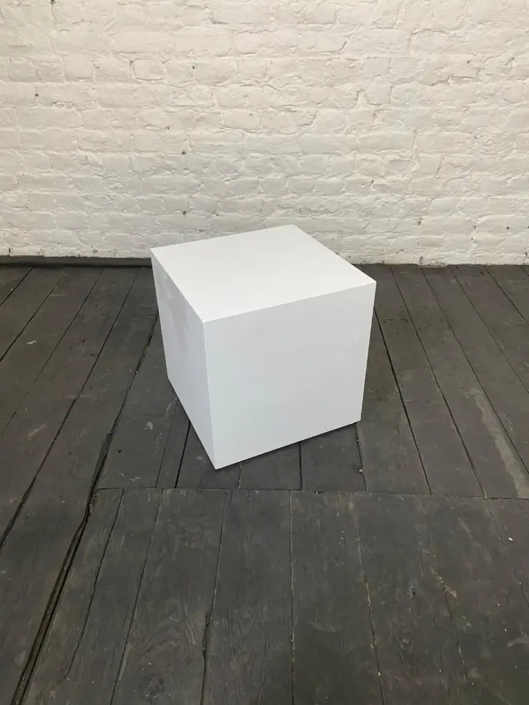 Standaard sokkel - H40/40/40 cm - Wit