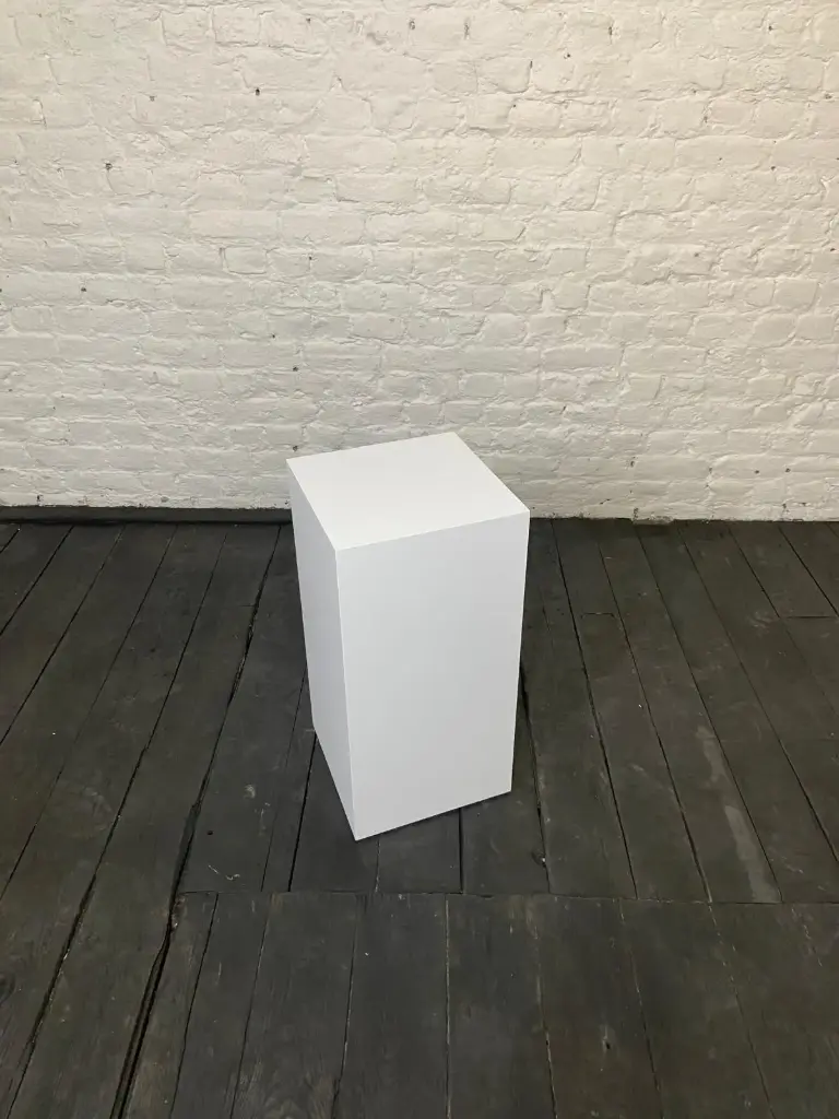 Standaard sokkel - H60/30/30 cm - Wit