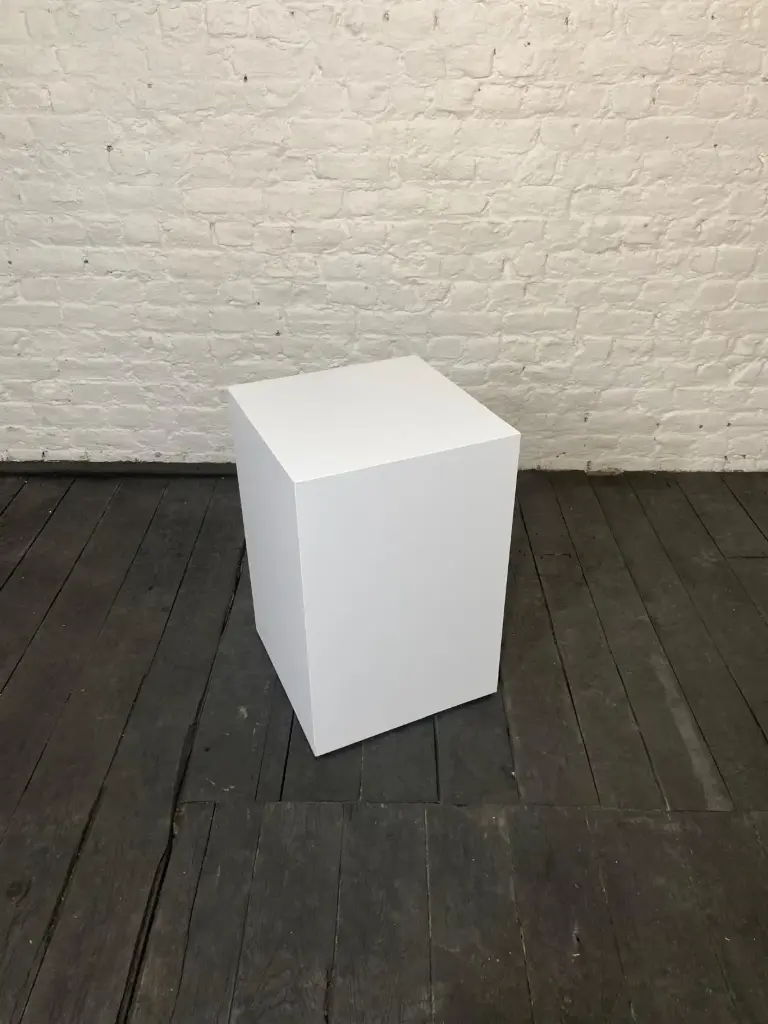 Standaard sokkel - H60/40/40 cm - Wit