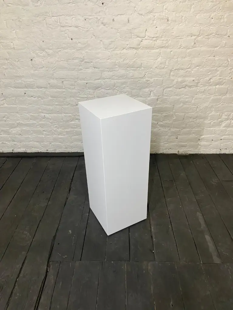 Socle standard - H80/30/30 cm - Blanc