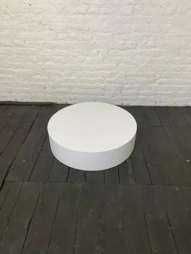 Socle en stock - H20 diamètre 80 cm - Blanc