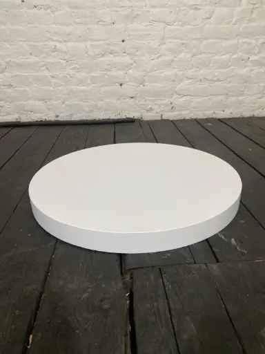 Sokkel - H5 diameter 60 cm - Wit