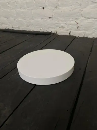 Plinth - H3 diameter 24 cm - White