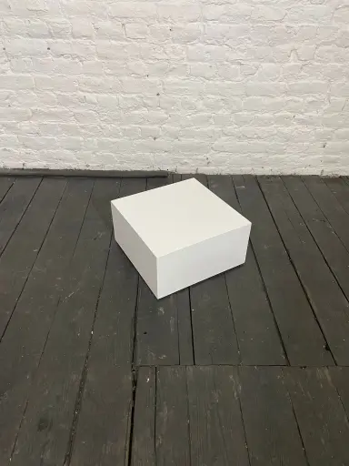 [P0044] Plinth in stock - H20/40/40 cm - White