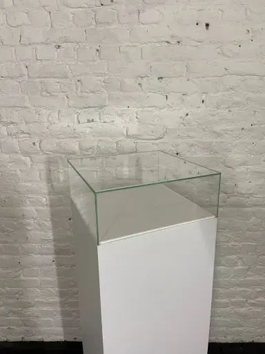 Coiffe en stock - H15/40/40 cm - Verre extra clair 4mm