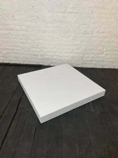 Socle en stock - H10/100/100 cm - Blanc