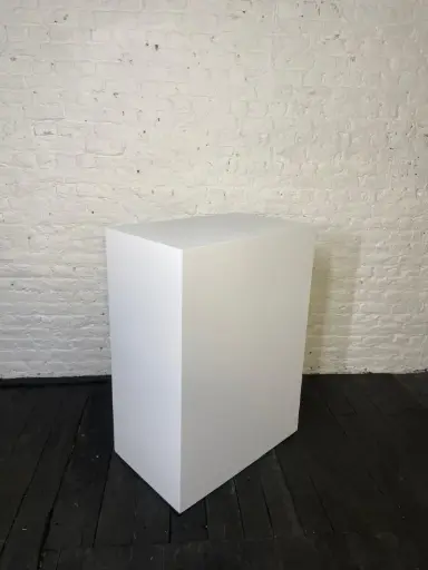 [P0039] Sokkel in voorraad - H110/80/50 cm - Wit
