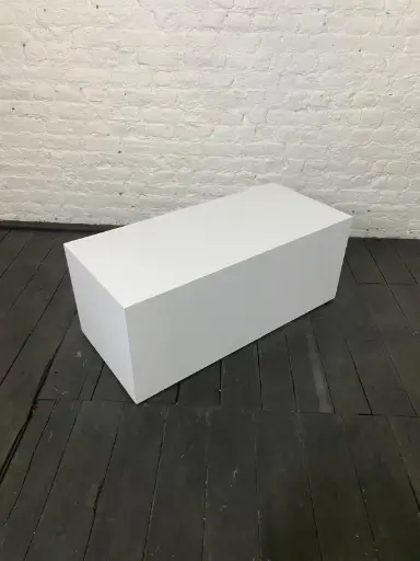 [P0403] Socle en stock - H40/100/50 cm - Blanc